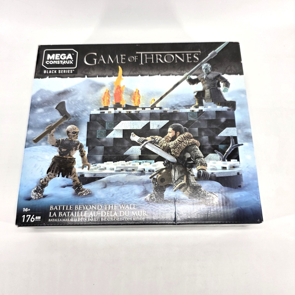 Game of Thrones Battle Beyond the Wall Mega Construx Black Series Set Mega Bloks